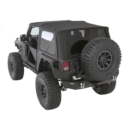 Smittybilt 07-09 WRANGLER (JK) 2 DOOR SOFT TOP - OEM REPLACEMENT W/TINTED WINDOWS - BLACK DIAMOND 9070235